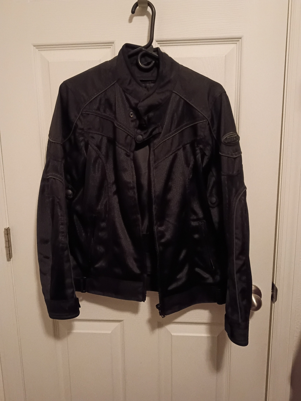 Lightweight Women's Black Bike Jacket.